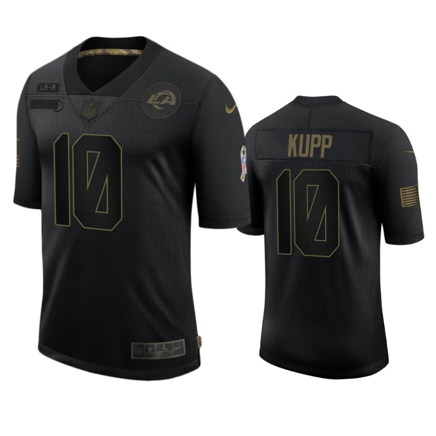 rams cooper kupp black limited 2020 salute to service jersey