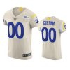 rams custom cream vapor elite jersey