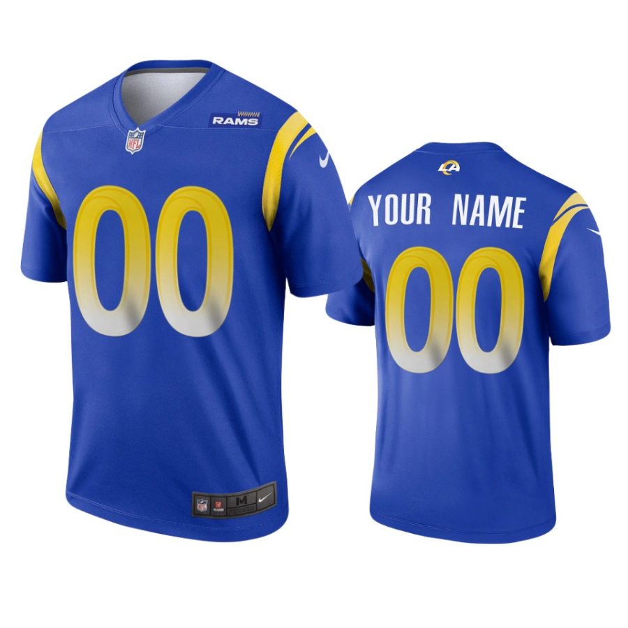 rams custom royal 2020 legend jersey