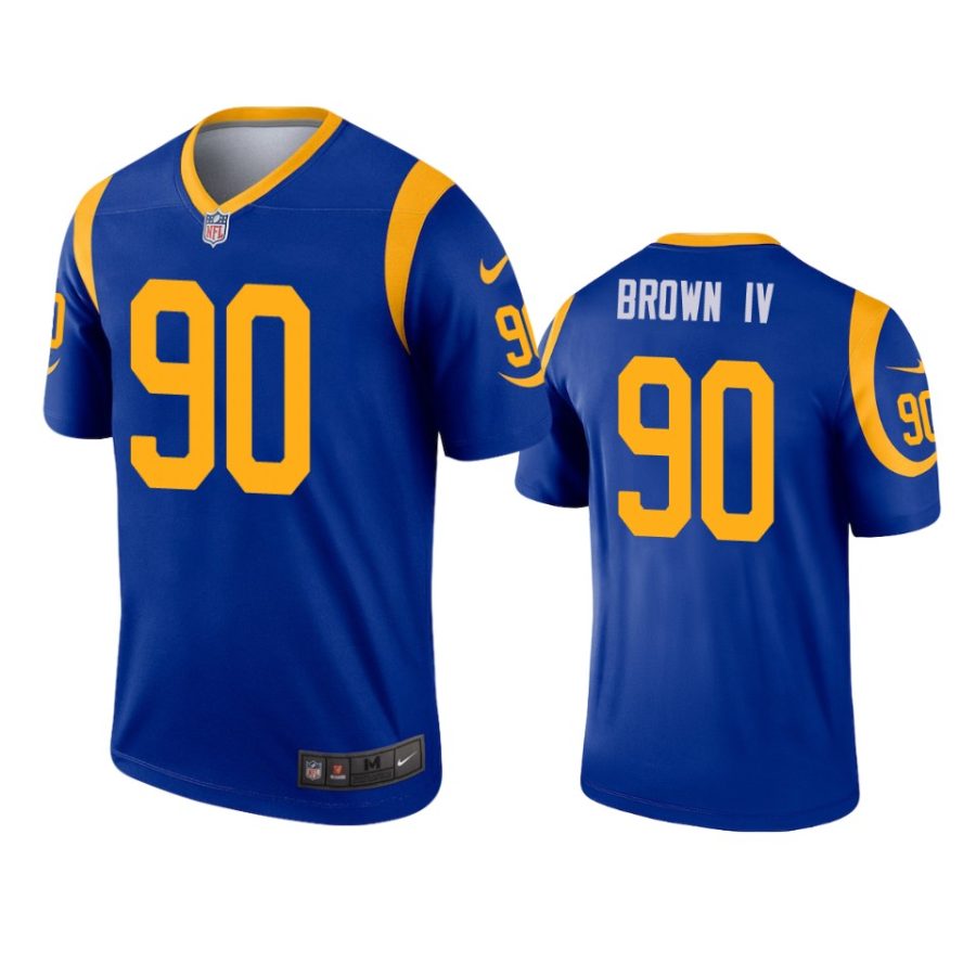 rams earnest brown iv royal legend jersey