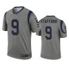 rams matthew stafford gray inverted legend jersey