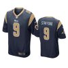 rams matthew stafford navy game jersey