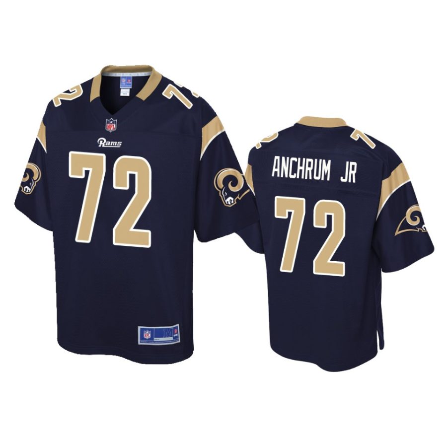 rams tremayne anchrum jr. navy pro line jersey