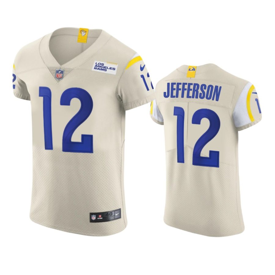 rams van jefferson cream vapor elite jersey