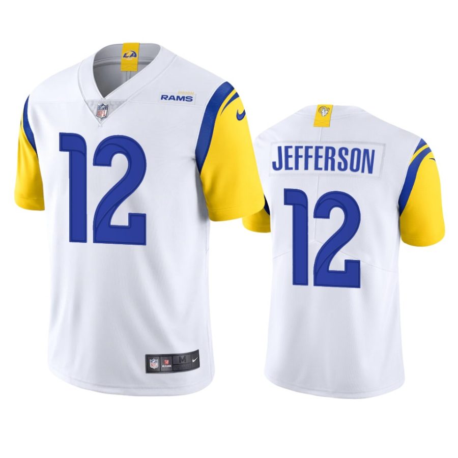 rams van jefferson white vapor jersey