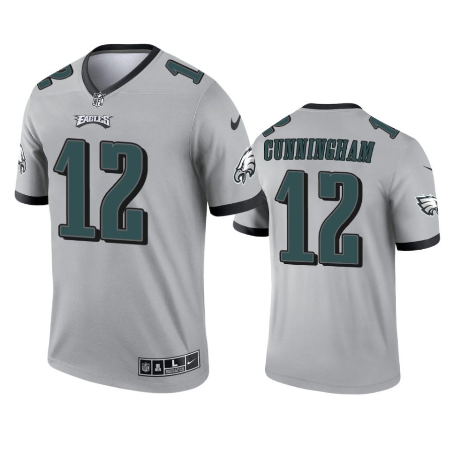 randall cunningham eagles 2021 inverted legend silver jersey