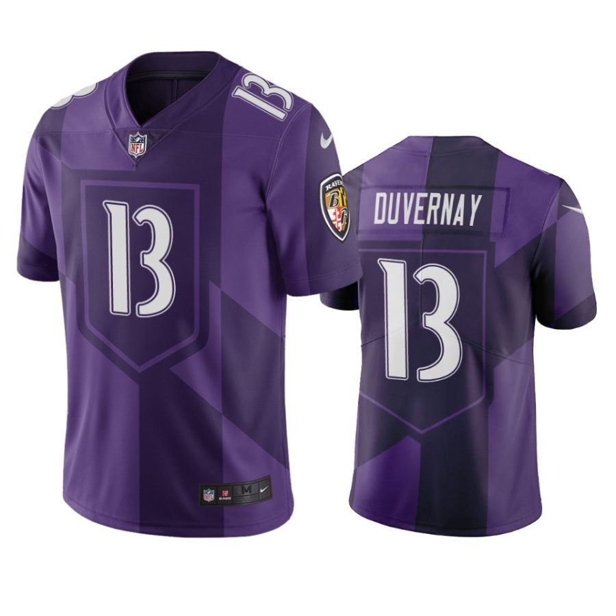 ravens devin duvernay purple city edition jersey
