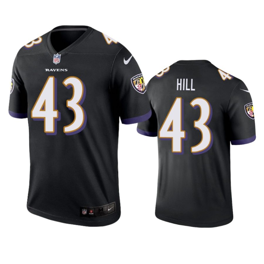 ravens justice hill black legend jersey