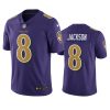 ravens lamar jackson purple color rush limited jersey