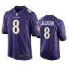 ravens lamar jackson purple game jersey 0a