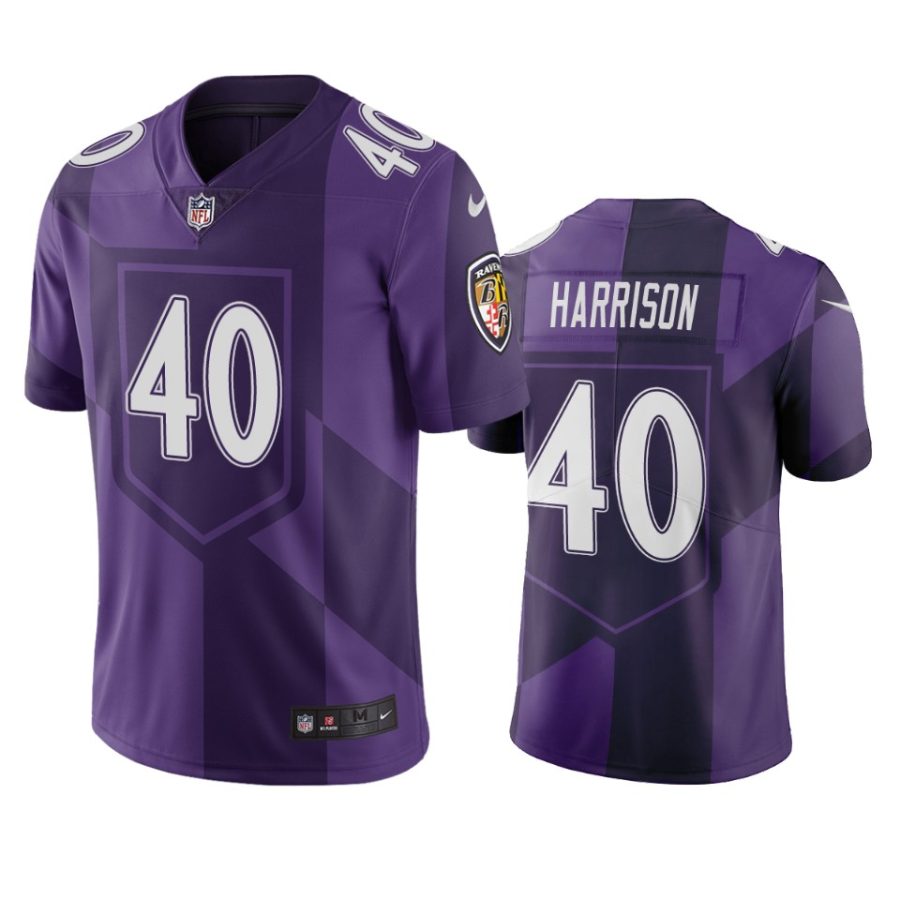 ravens malik harrison purple city edition jersey