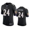 ravens marcus peters black limited 100th season jersey