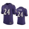 ravens marcus peters purple limited 100th season jersey