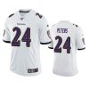 ravens marcus peters white limited 100th season jersey