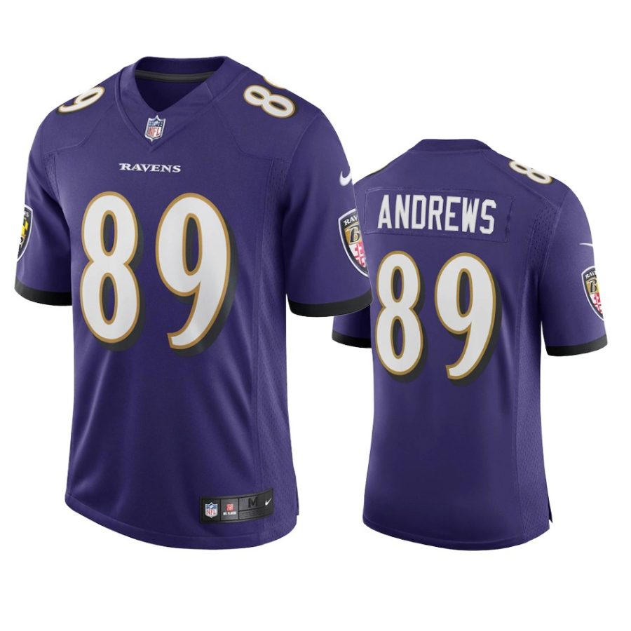 ravens mark andrews purple vapor jersey