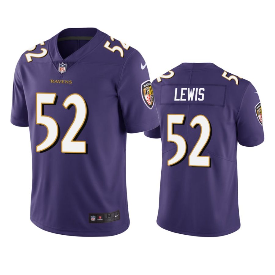 ray lewis ravens purple vapor untouchable limited jersey