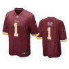 redskins burgundy 2019 fathers day number 1 dad jersey