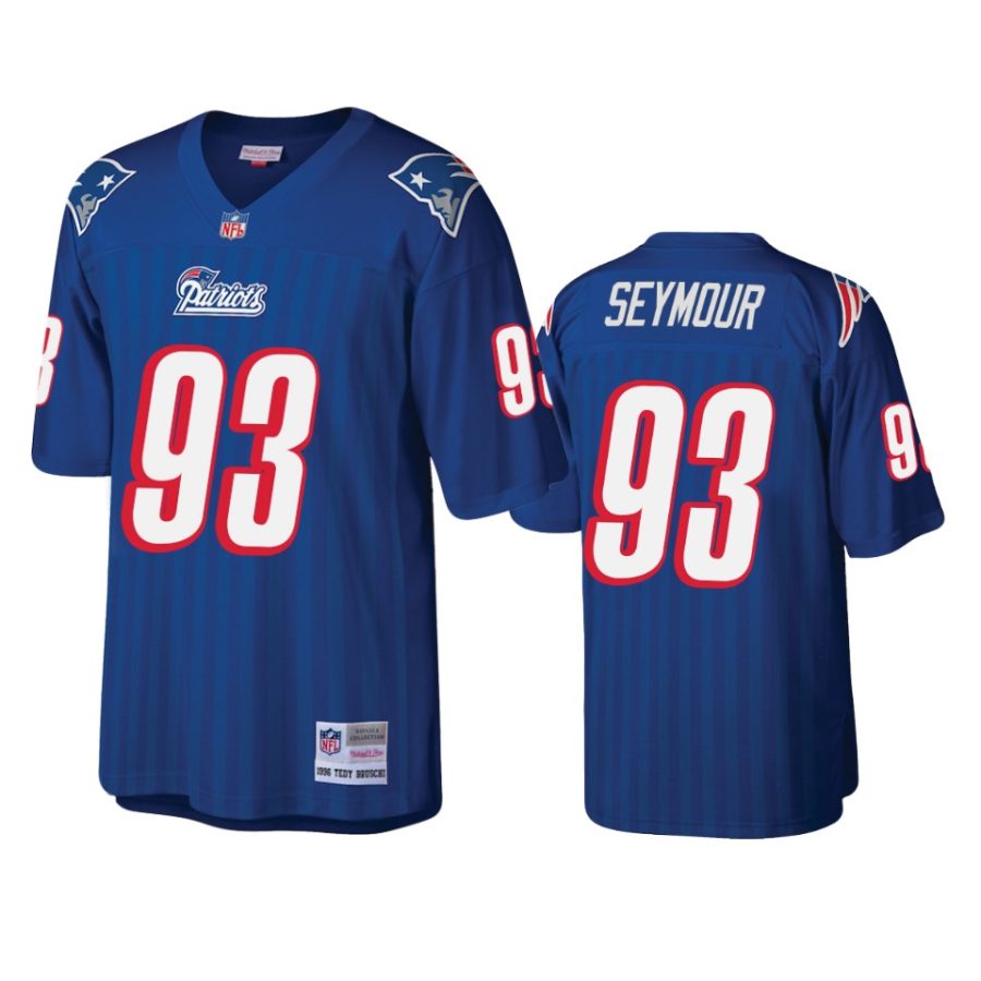 richard seymour patriots royal legacy replica retired player jersey