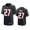 richie grant falcons black throwback game jersey