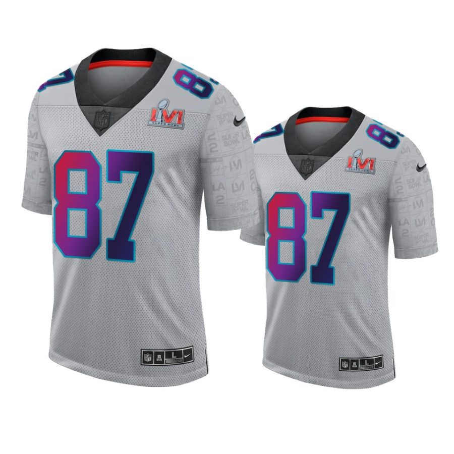 rob gronkowski buccaneers gray super bowl lvi limited jersey