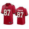 rob gronkowski buccaneers red 2021 nfl playoffs patch jersey