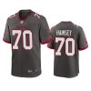 robert hainsey buccaneers pewter alternate game jersey