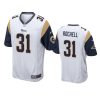 robert rochell rams white game jersey