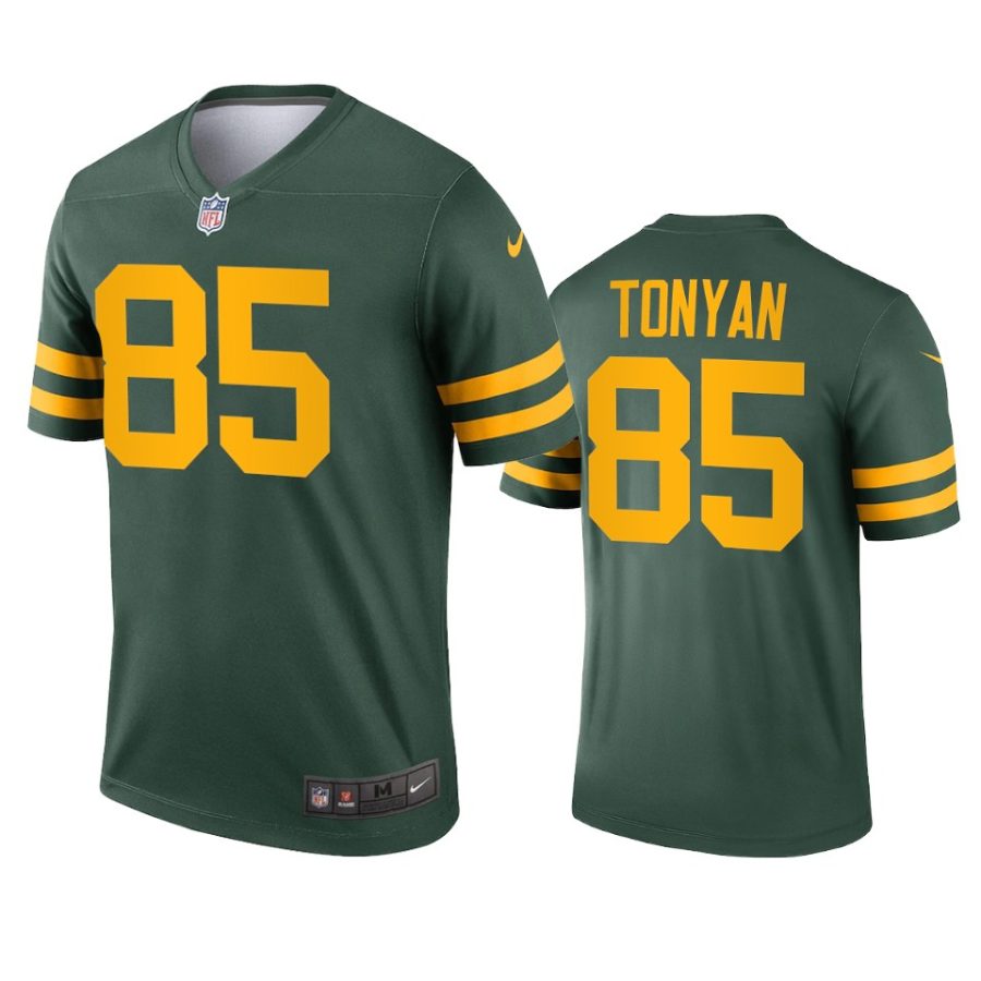 robert tonyan packers alternate legend green jersey