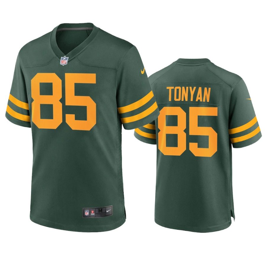 robert tonyan packers green alternate game jersey