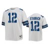 roger staubach cowboys white throwback authentic jersey