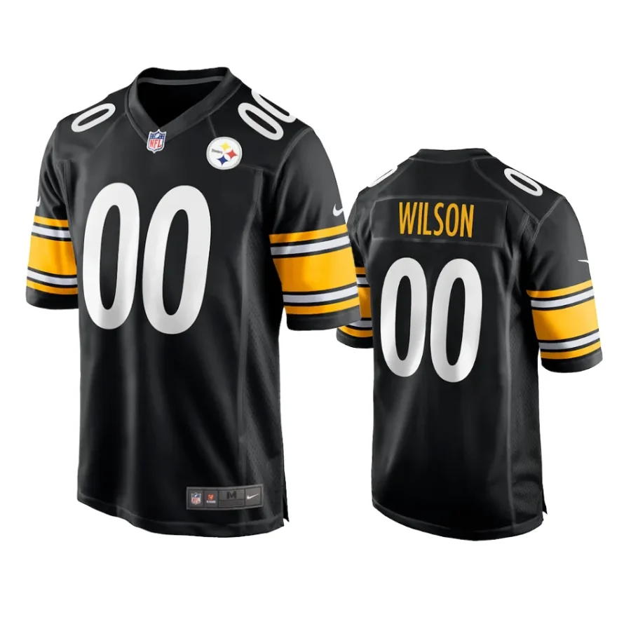 roman wilson steelers 2024 nfl draft black jersey