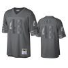 ronnie lott 49ers charcoal throwback metal legacy jersey