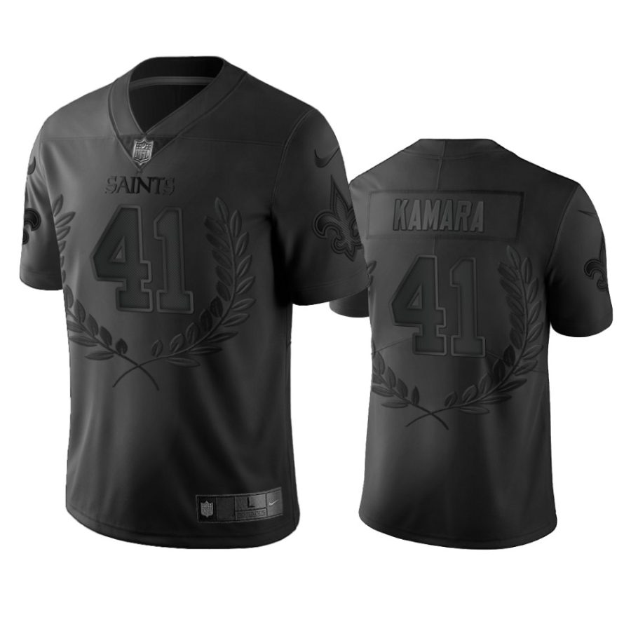 saints alvin kamara black limited jersey