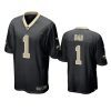 saints black 2019 fathers day number 1 dad jersey