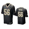 saints demario davis black game tom benson memorial patch jersey