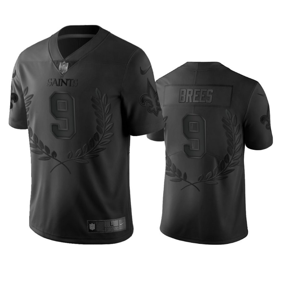 saints drew brees black limited jersey