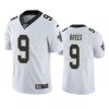 saints drew brees white limited 100th season jersey
