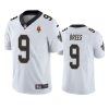 saints drew brees white walter payton man of the year award patch jersey