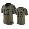 saints michael thomas olive limited 2021 salute to service jersey
