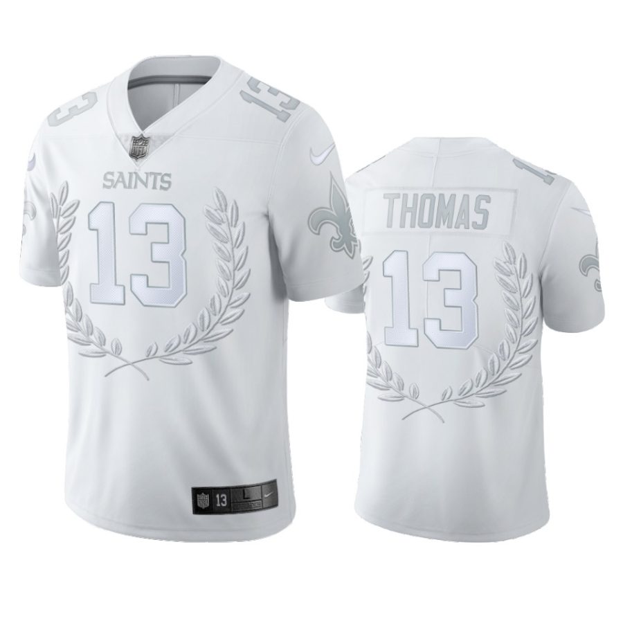 saints michael thomas white platinum limited jersey