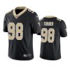 saints payton turner black vapor limited jersey