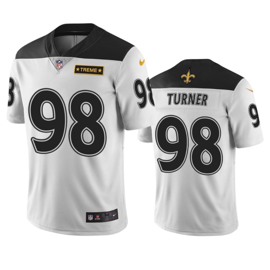 saints payton turner white city edition jersey