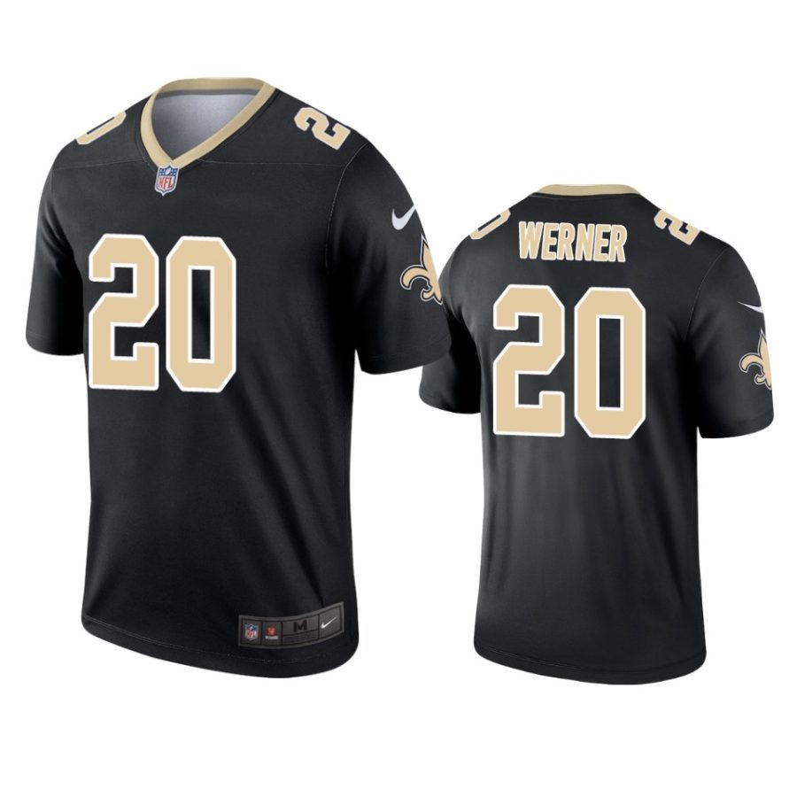 saints pete werner black legend jersey