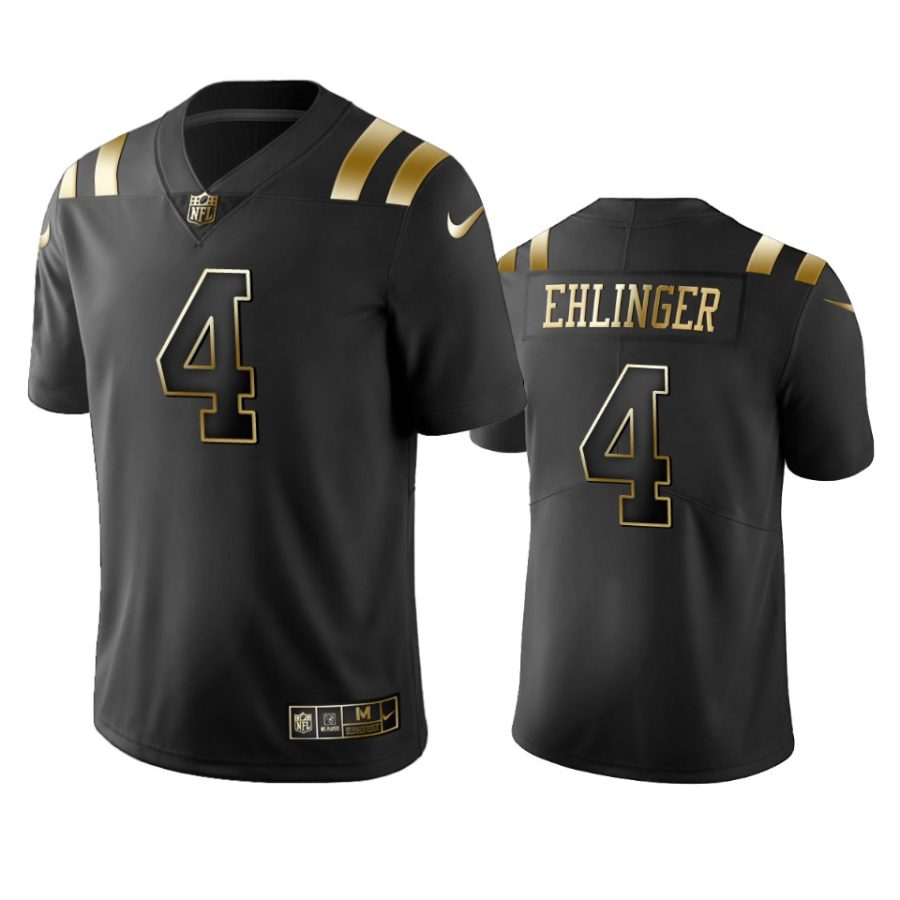 sam ehlinger colts black golden edition jersey