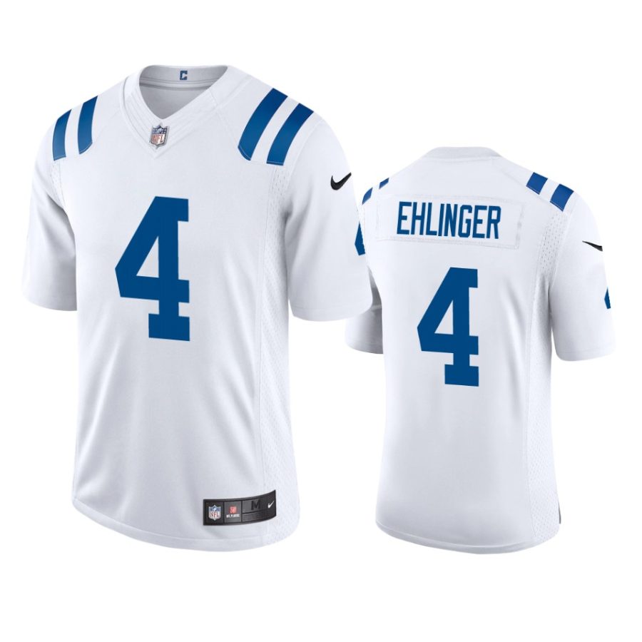 sam ehlinger colts white vapor jersey