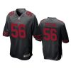 samson ebukam 49ers game black jersey