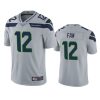 seahawks 12th fan gray limited 100th season jersey