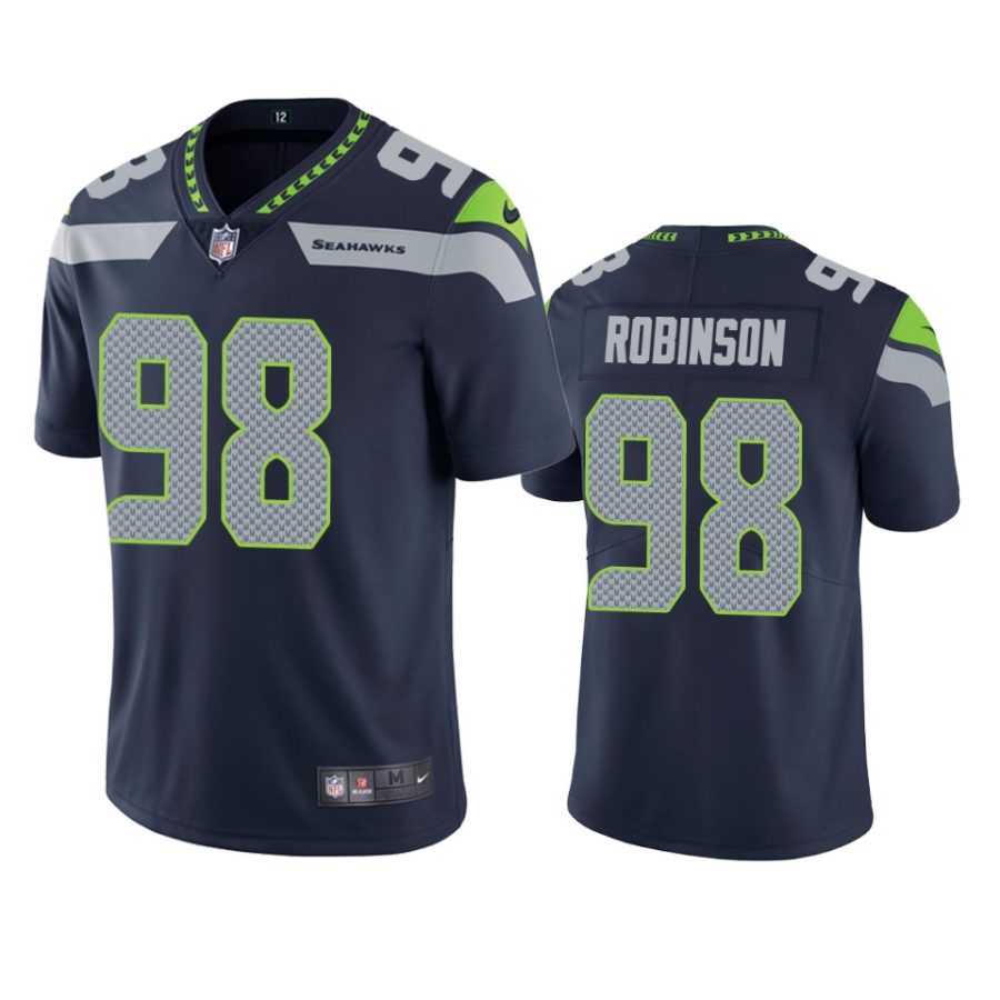 seahawks alton robinson navy vapor untouchable limited jersey