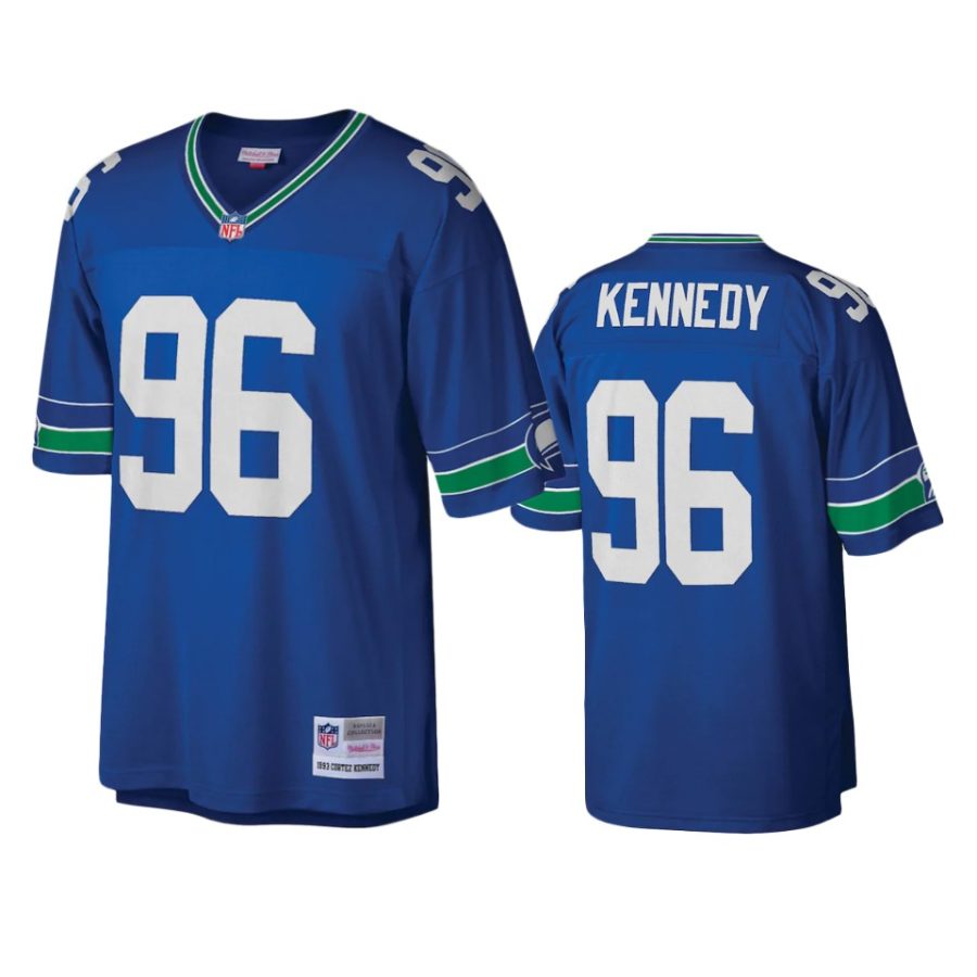 seahawks cortez kennedy royal 1993 legacy replica jersey