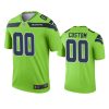 seahawks custom neon green legend jersey
